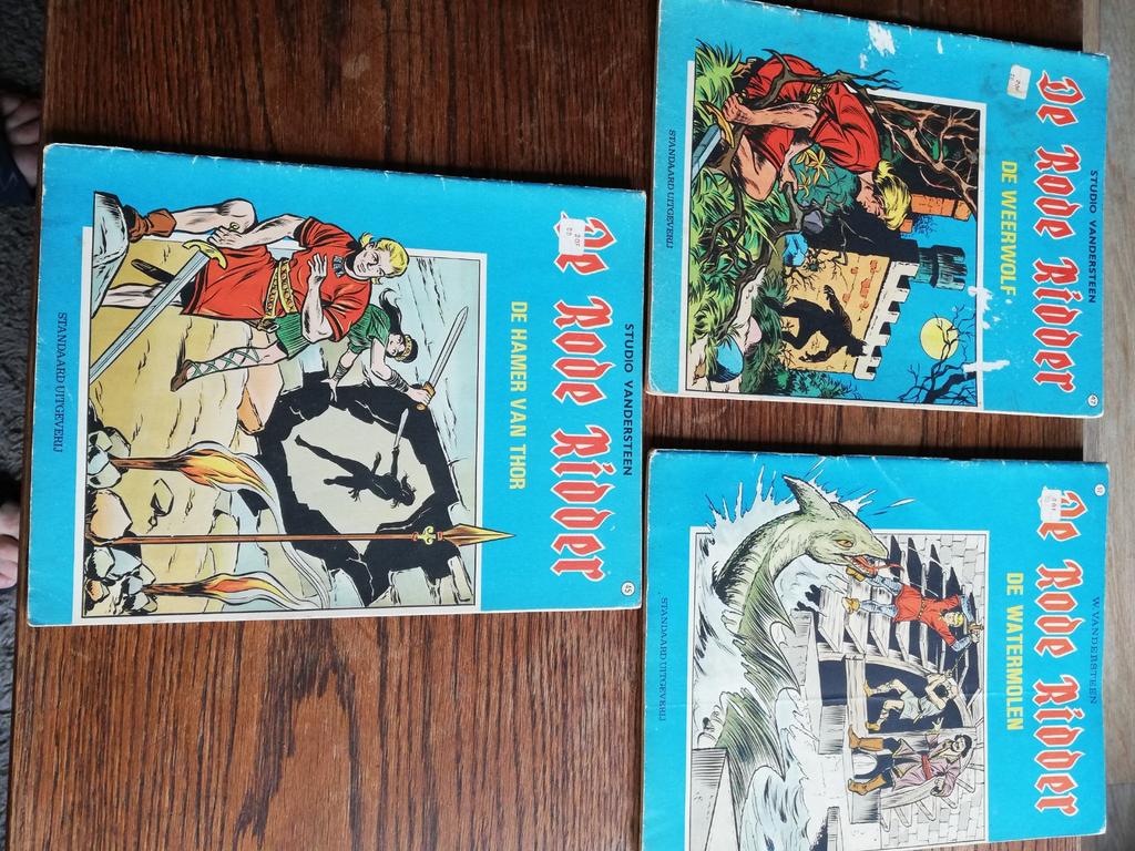 3 strips van de Rode Ridder uit 1971, Plusieurs BD, Enlèvement ou Envoi, Willy Vandersteen, Utilisé