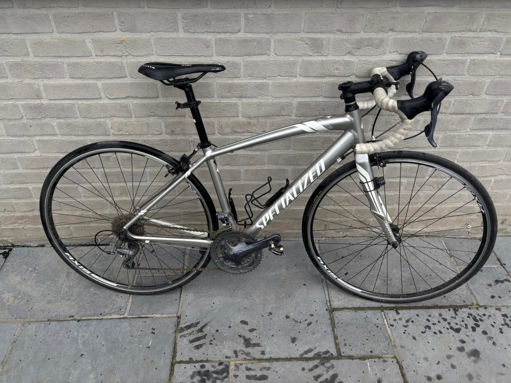 Vrouwen koersfiets grijs, specialized, Vélos & Vélomoteurs, Vélos | Femmes | Vélos de sport & de randonnée, Autres marques, 53 à 56 cm