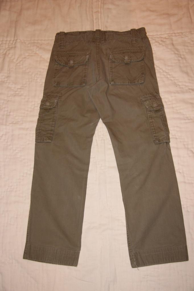 Beige /kaki jongens broek met zakken, rekker in taille, 10ja, Ophalen of Verzenden, Zo goed als nieuw, Jongen, Broek