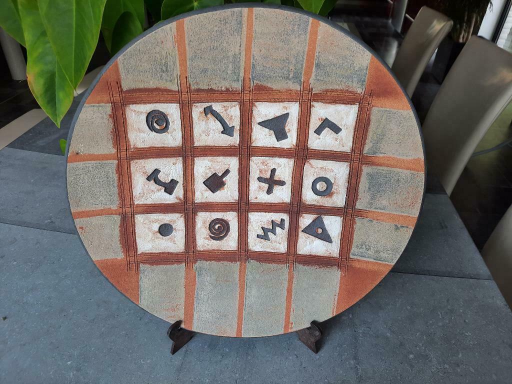 schotel decoratieve keramiek, Ophalen