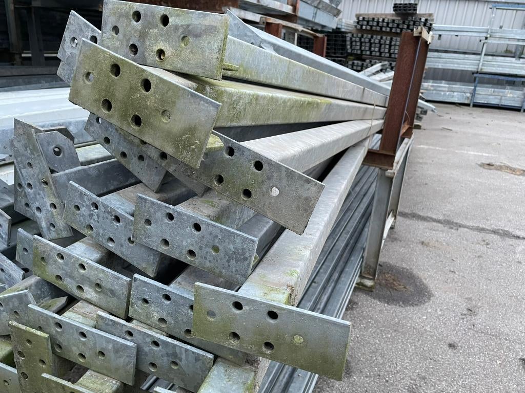 Profilés tubulaires 50x50x2mm | Longueur : 4450 mm, Enlèvement ou Envoi, Utilisé, Métal, Autres types
