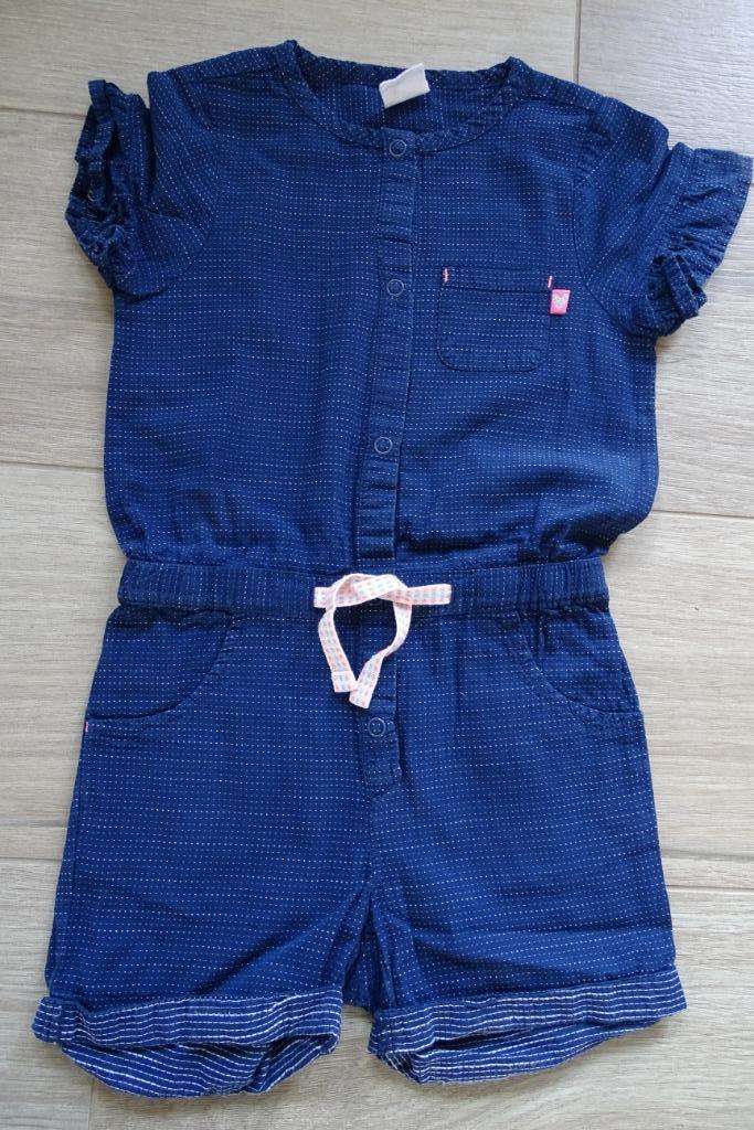 Donkerblauw broekpak maat 92, Enlèvement ou Envoi, Utilisé, Fille, Pantalon