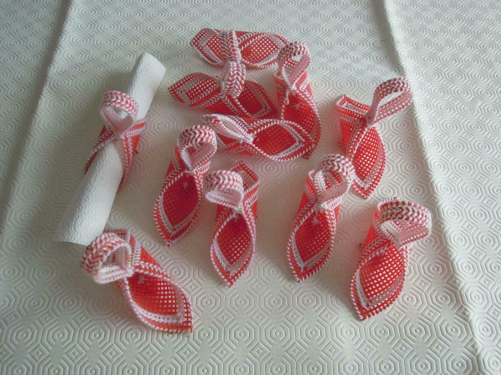 11 stuks serviettenringen vintage uit de jaren '60, Hobby en Vrije tijd, Ophalen of Verzenden, Zo goed als nieuw, Feestartikel