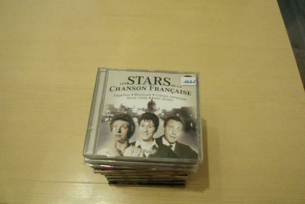les stars de la chanson francaise, Cd's en Dvd's, Ophalen of Verzenden