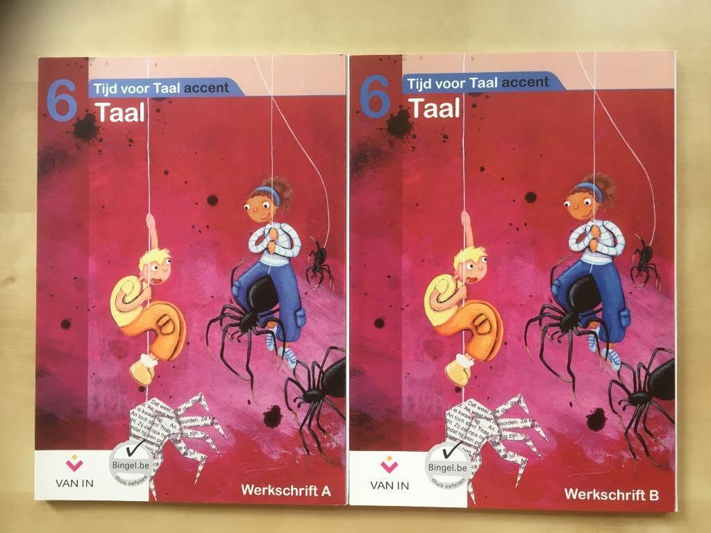 Tijd voor taal 6 Van In: taal en spelling: boeken en schrift, Ophalen of Verzenden, Zo goed als nieuw, Van In, Nederlands
