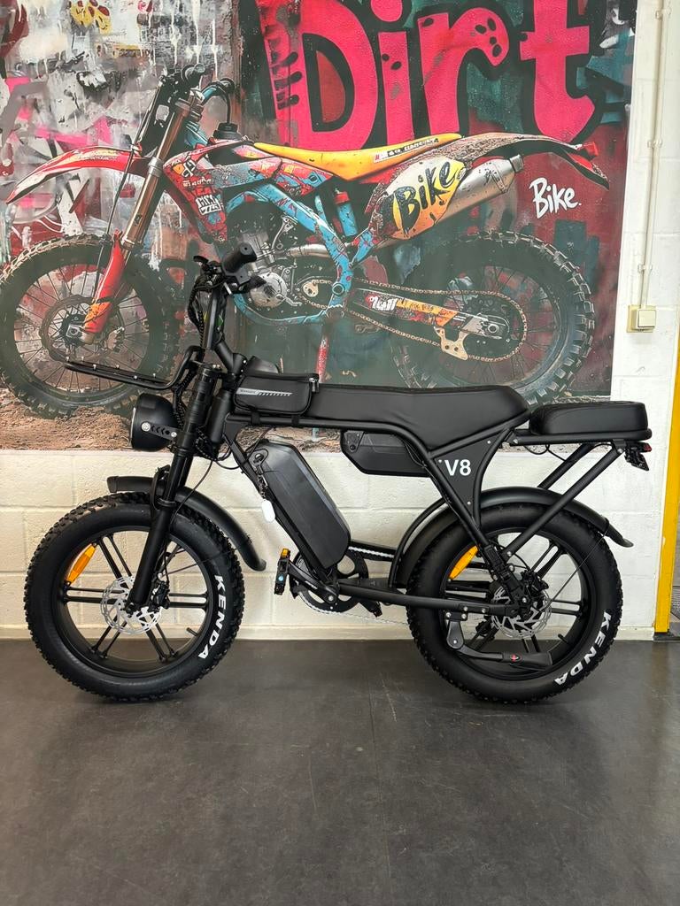 Nieuw Fatbike Grey V8 MAX Edition NFC 2 ACCU’S 2026, Nieuw