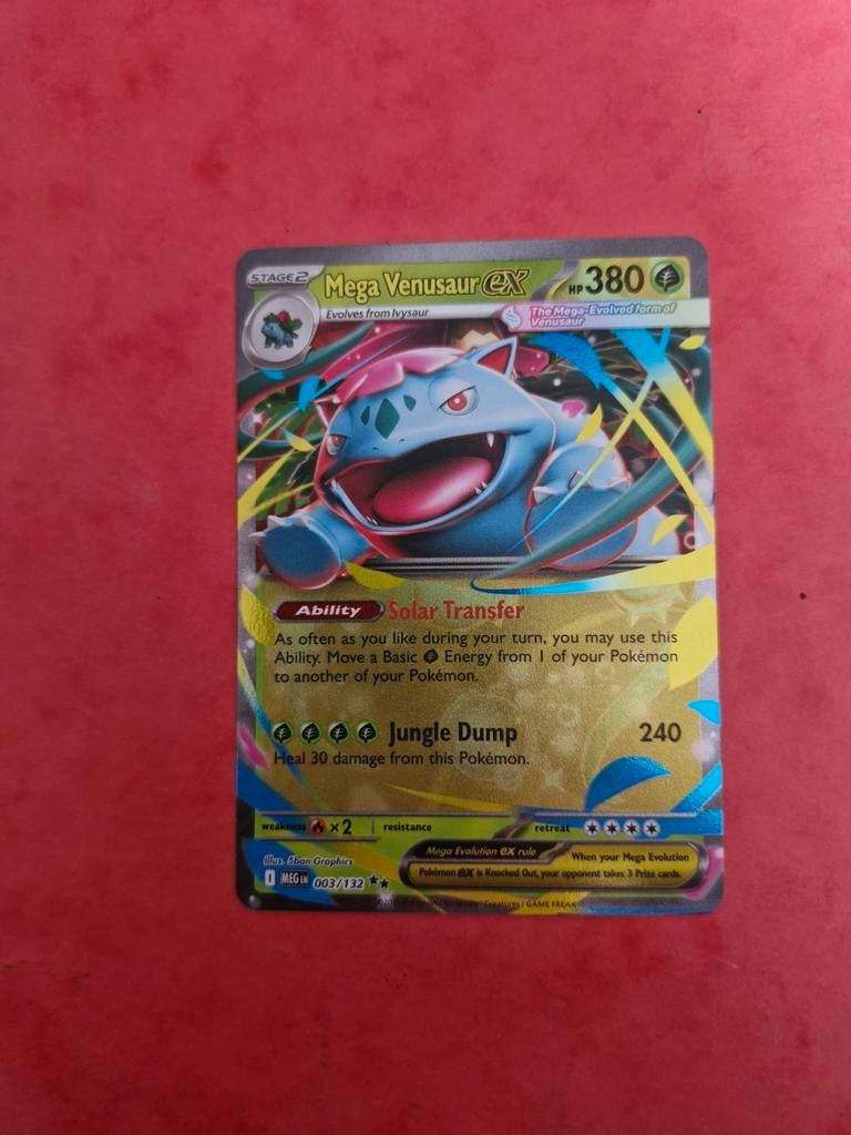 Mega venusaur ex, Enlèvement ou Envoi