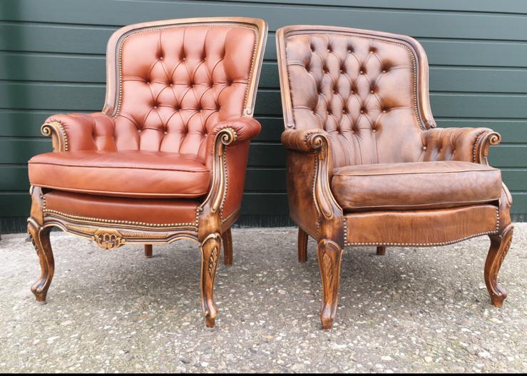 Fauteuils en cuir Chesterfield, Enlèvement