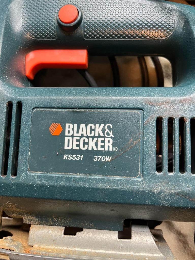Decoupeerzaag Black&Decker, Doe-het-zelf en Bouw, Gereedschap | Zaagmachines, Ophalen, Gebruikt, Decoupeerzaag, Black&Decker