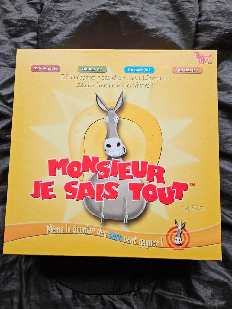 Monsieur je sais tout : jeu de société français, Hobby & Loisirs créatifs, Enlèvement, Comme neuf