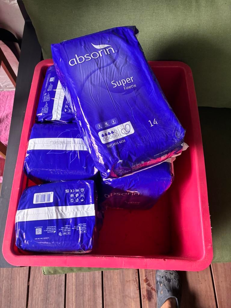 6 pakken  banden super finette, Ophalen