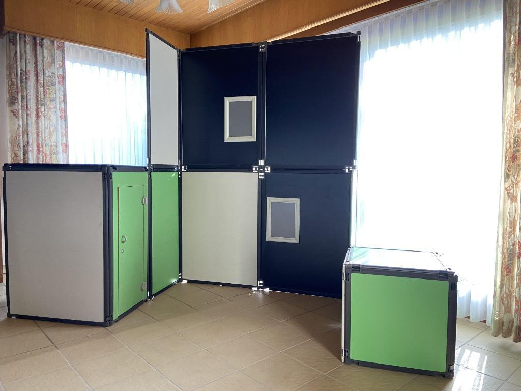 Dubbelzijdige multifunctionele klikpanelen uit HPL, Doe-het-zelf en Bouw, Platen en Panelen, Ophalen, Gebruikt, HPL
