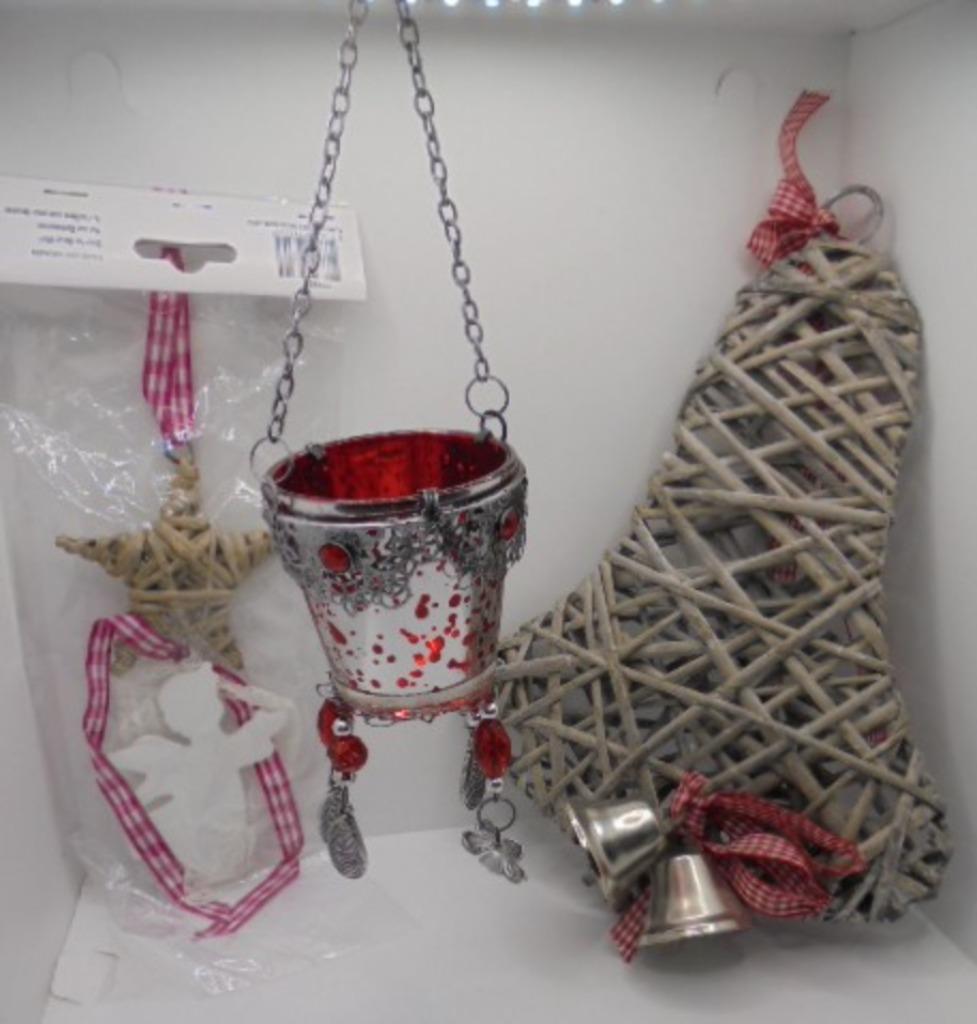 KERST DECO SET 9 STUKS NR. 3 NIEUW, Ophalen of Verzenden, Nieuw