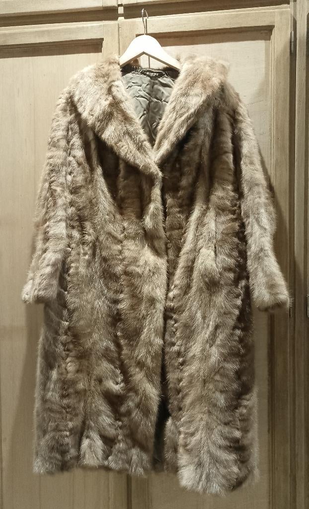 Vintage Bontjas - Nerts, Kleding | Dames, Jassen | Winter, Ophalen, Zo goed als nieuw, Bruin
