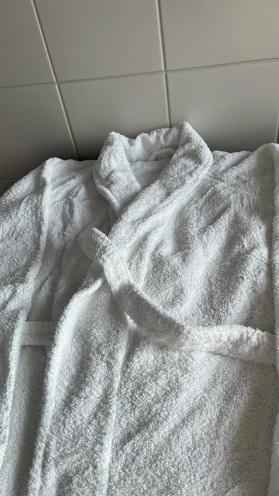 Nieuwe witte badjas grote maat., Kleding | Heren, Ophalen of Verzenden, Badjas