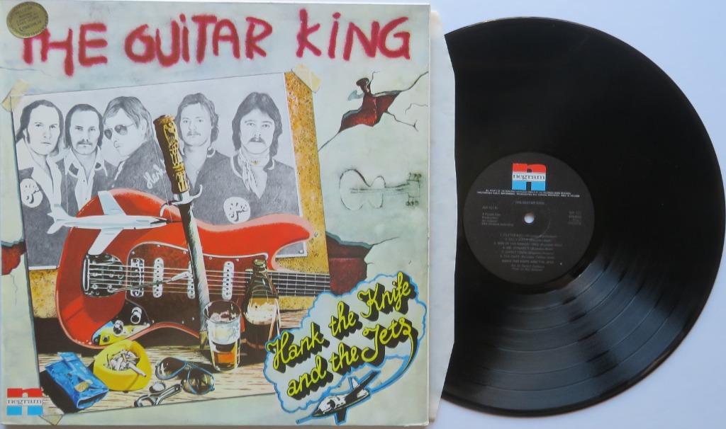 Hank the knife and the Jets - The guitar king. Lp, Ophalen of Verzenden, Gebruikt, 12 inch, Rock-'n-Roll