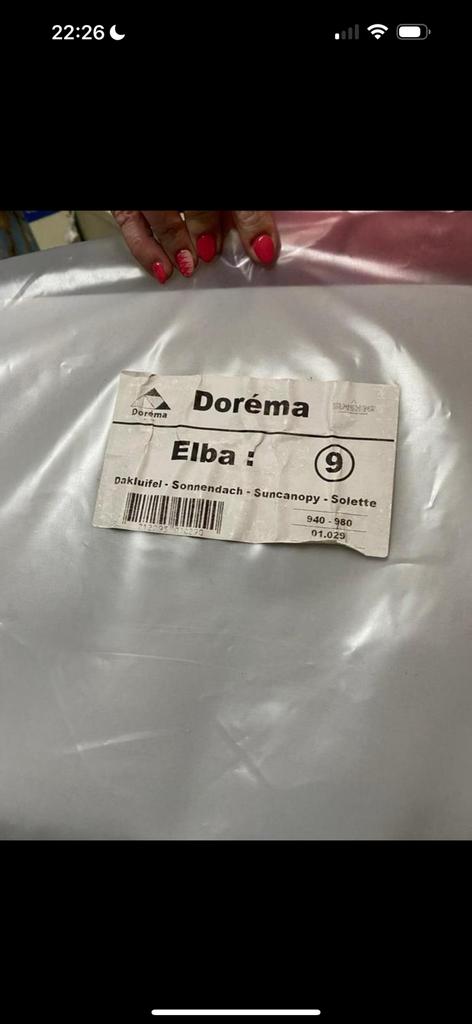 Elba luifel maat 9 + stokken, Caravans en Kamperen, Voortenten en Luifels, Ophalen, Zo goed als nieuw