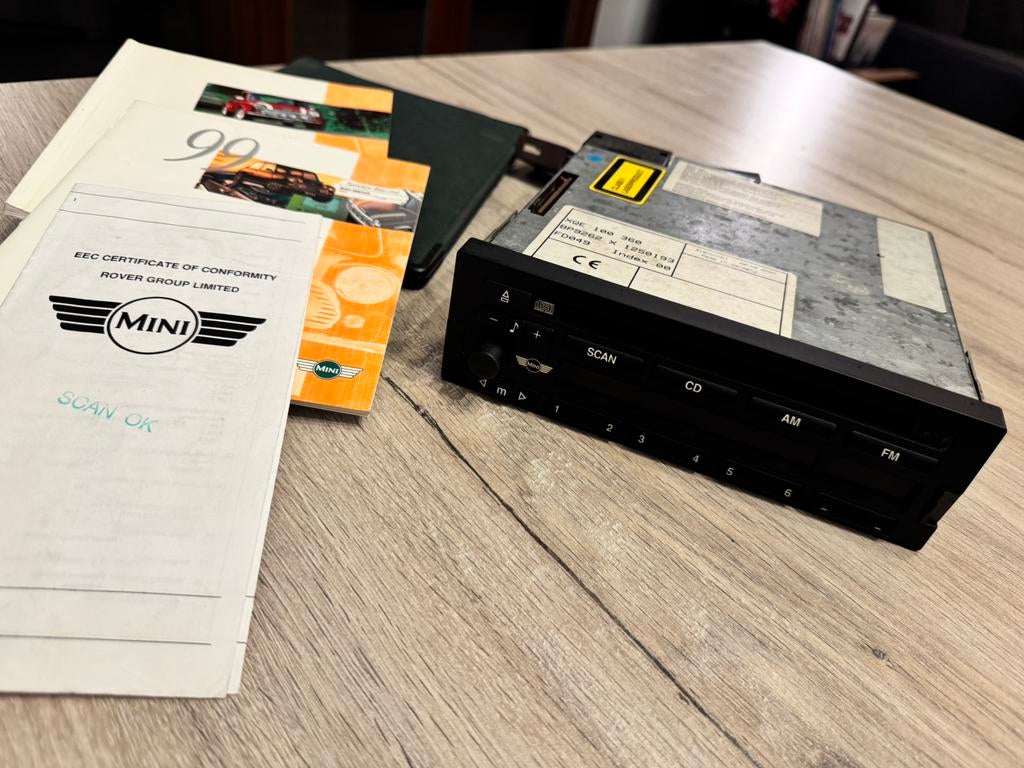 Radio CD d’origine MINI Cooper – Rover Group / Blaupunkt, Ophalen of Verzenden, Zo goed als nieuw
