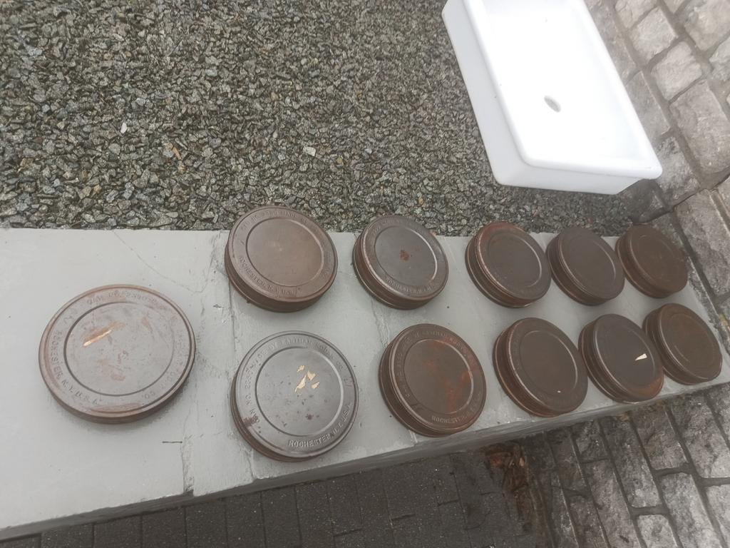 12 boîtes à rouleaux de film métallique vintage Eastman Koda, Enlèvement ou Envoi