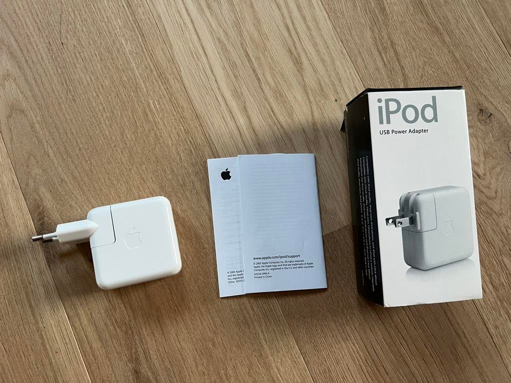 Apple iPod USB Power Adapter A1102, Enlèvement ou Envoi, Comme neuf, Alimentation, Touch
