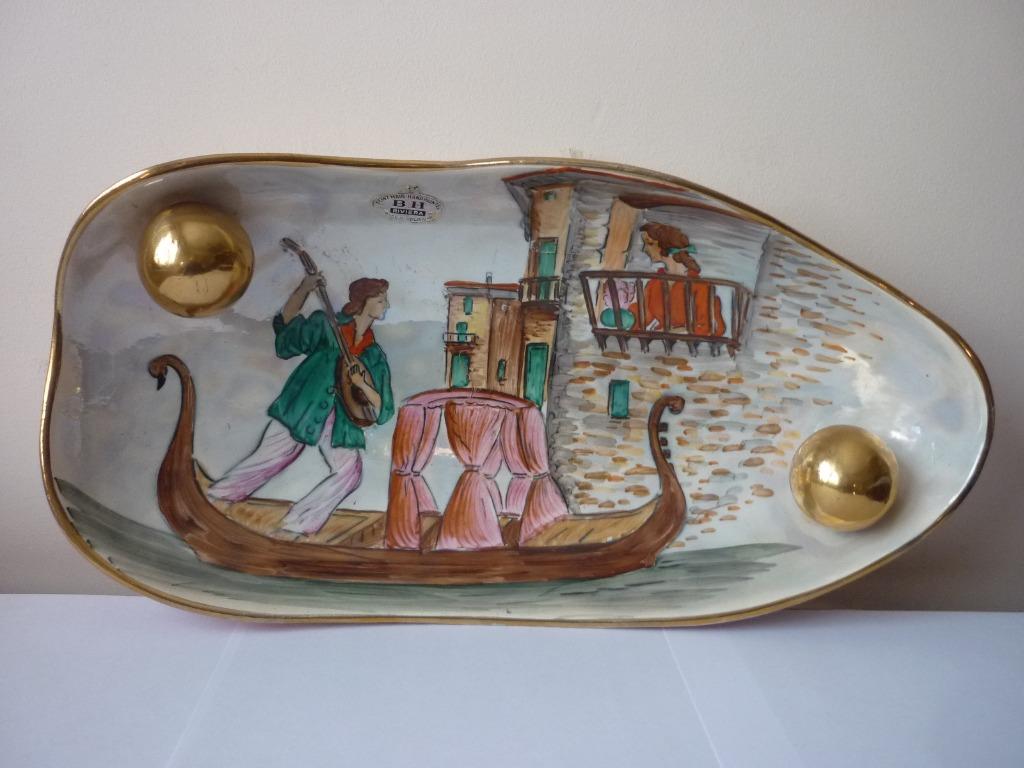 Hector Béquet - Assiette Mural - Décor Riviera, Antiquités & Art, Enlèvement ou Envoi