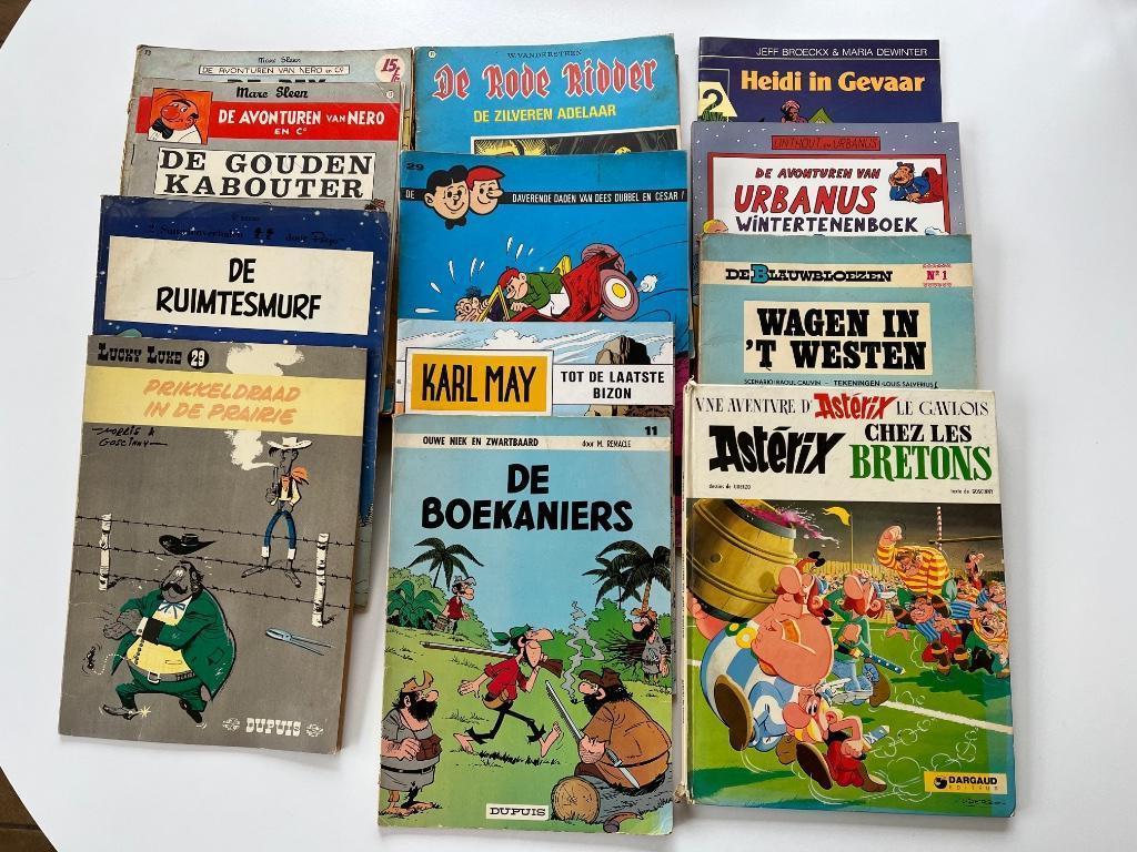 Kiekeboe, Lucky Luke, de Rode Ridder, Nero, karl May,asterix, Livres, BD, Utilisé, Plusieurs BD, Enlèvement