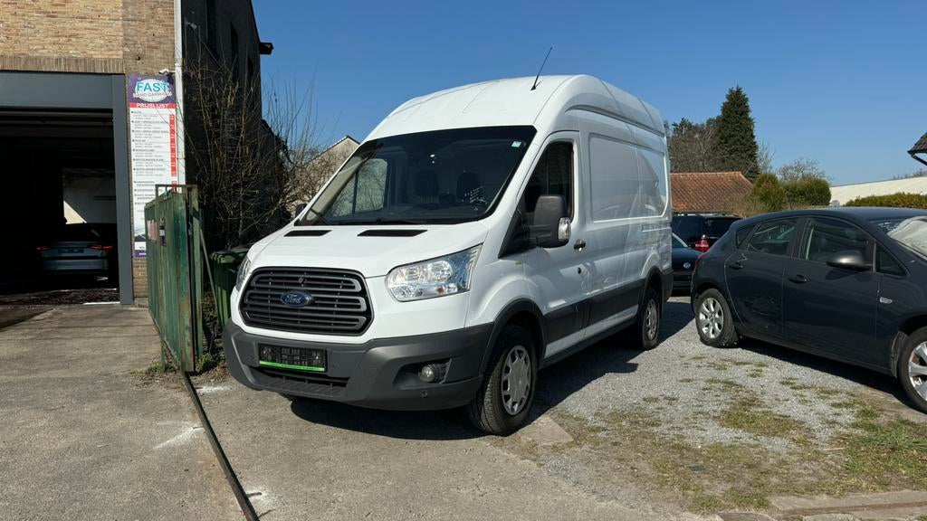 Ford Transit - 2018 Euro 6b - DIESEL 2.0 125 kw, Auto's, Voorwielaandrijving, Stof, 1995 cc, Wit