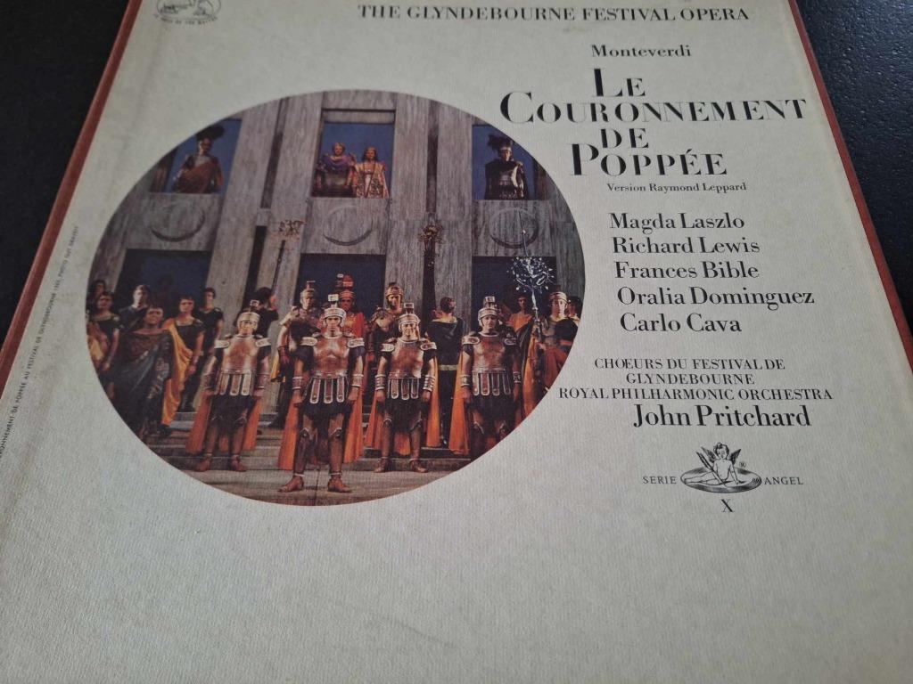 Monteverdi / Pritchard - Le Couronnement De Poppée Box 2 Lp, Gebruikt, Opera of Operette, Ophalen of Verzenden, Romantiek
