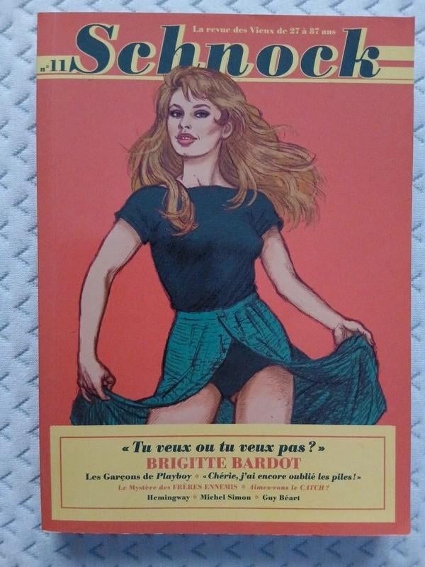 Schnock : la revue des vieux de 27 à 87 ans spéciale Bardot, Enlèvement ou Envoi, 1980 à nos jours, Journal ou Magazine