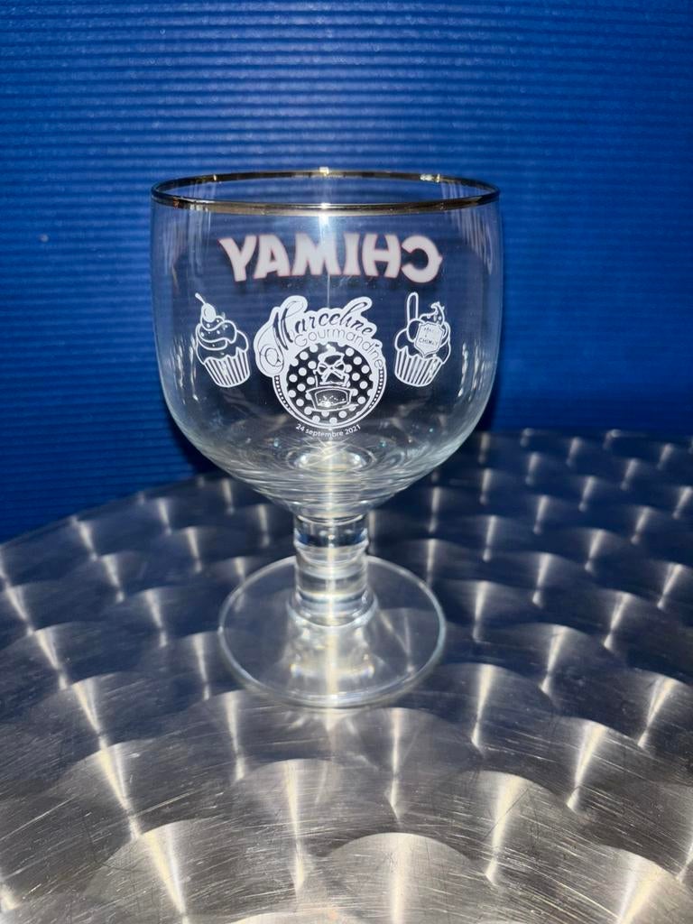 Chimay glas marceline gourmandine, Ophalen of Verzenden, Nieuw, Bierglas