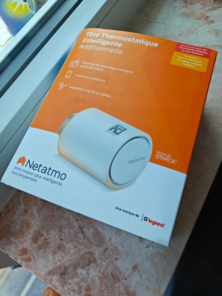 Tête thermostatique motorisée Netatmo, Bricolage & Construction, Enlèvement, Neuf, Thermostat