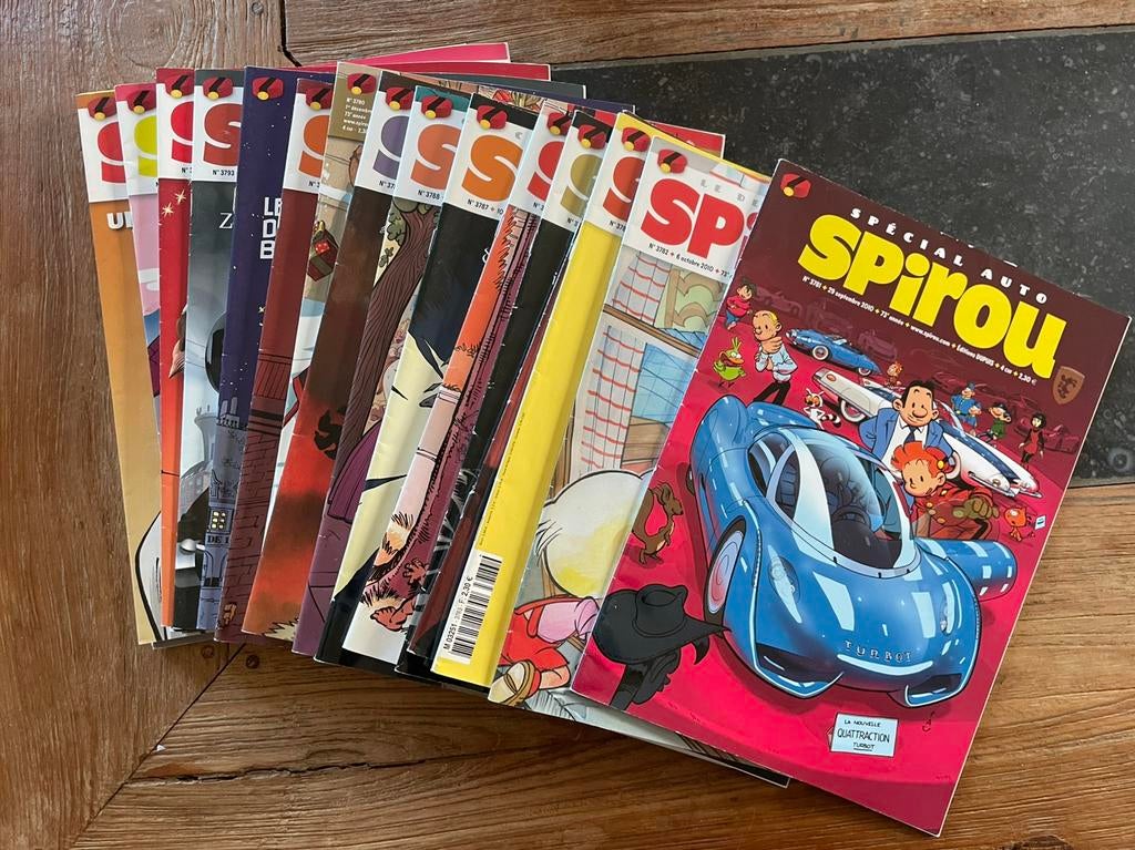 Lot de 20 magazines SPIROU 2009 / 2010 / 2011, Livres, Enlèvement ou Envoi, Comme neuf