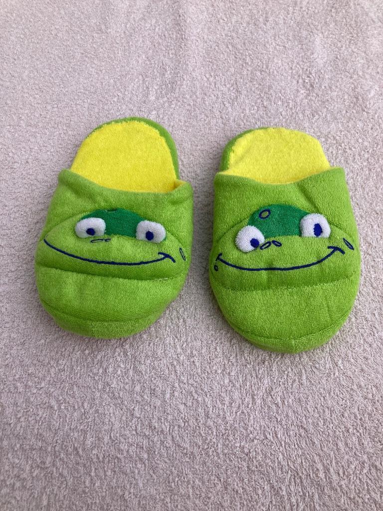 Kikker Pantoffels groen geel kikker kinderen, Jongen of Meisje, Overige typen, Nieuw, Ophalen of Verzenden