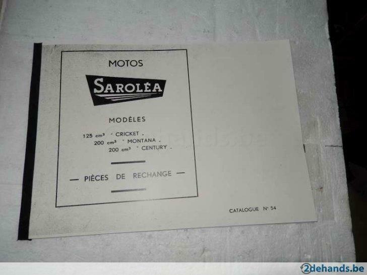 Sarolea 125cc en 200cc onderdelenboek, Ophalen of Verzenden, Nieuw