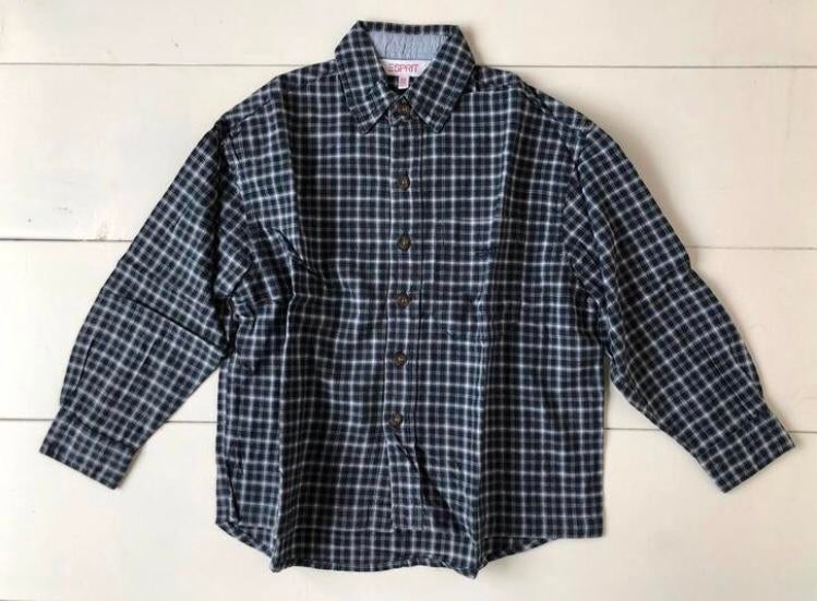 geruit hemd Esprit 3-5 j 104 110, Gebruikt, Overhemd of Blouse, Ophalen of Verzenden, Esprit