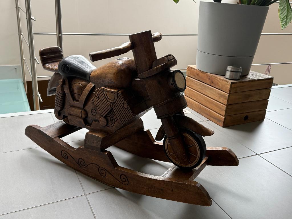 Houten Harley Davidson / Schommelmotor / schommel /, Antiek en Kunst, Ophalen