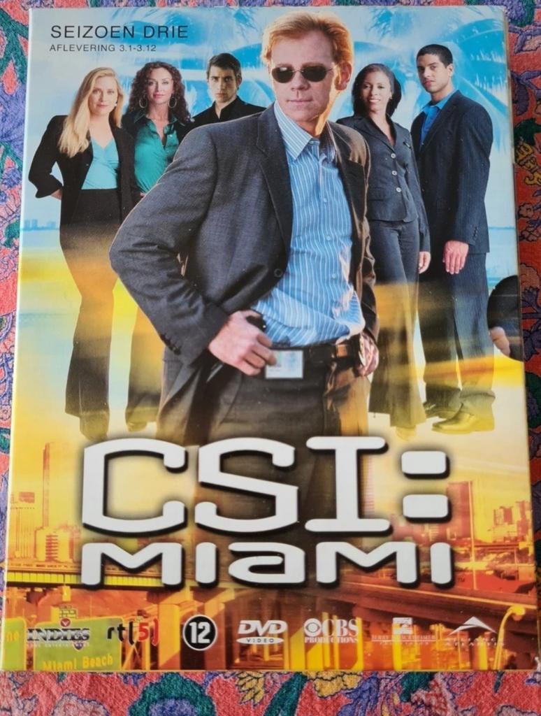 CSI:MIAMI season 3  aflevering 1 tot 12, Cd's en Dvd's, Ophalen of Verzenden, Zo goed als nieuw