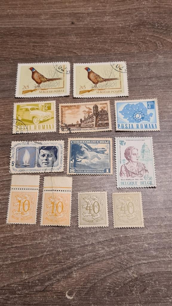 Postzegels, Ophalen