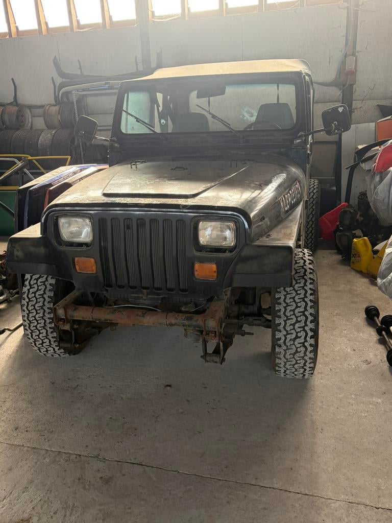 Jeep wrangler yj in onderdelen, Ophalen, Jeep