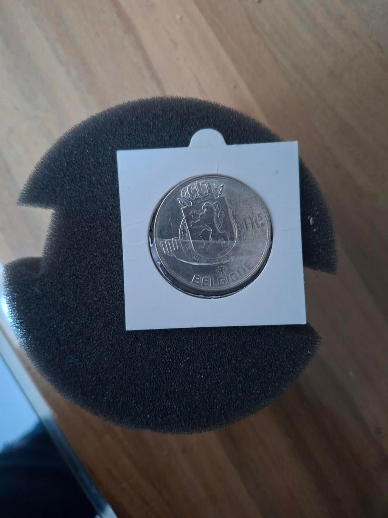 1950 100 belgische frank, Postzegels en Munten, Ophalen, Zilver, Losse munt, Zilver