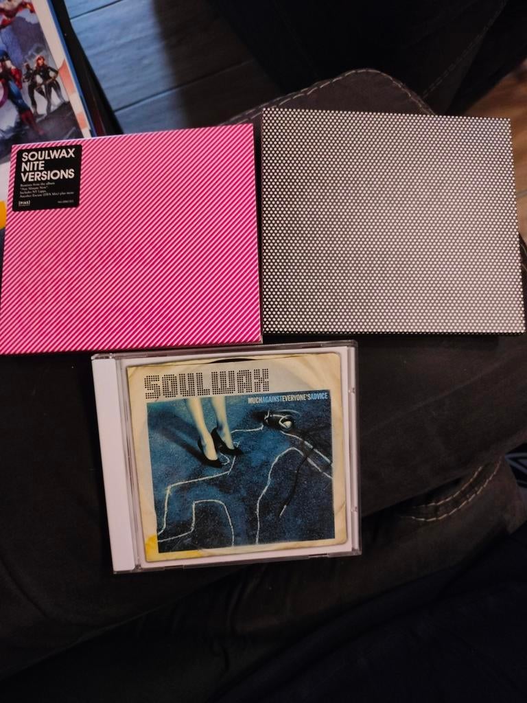Lot 3 cds Soulwax, Cd's en Dvd's, Ophalen of Verzenden, Gebruikt