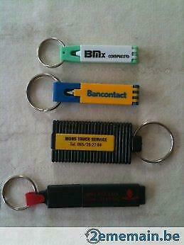 Porte-clés publicitaires avec un bic, Neuf