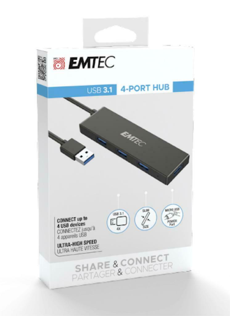 USB hub, 4 poorten (nieuw), Computers en Software, Ophalen of Verzenden, Nieuw