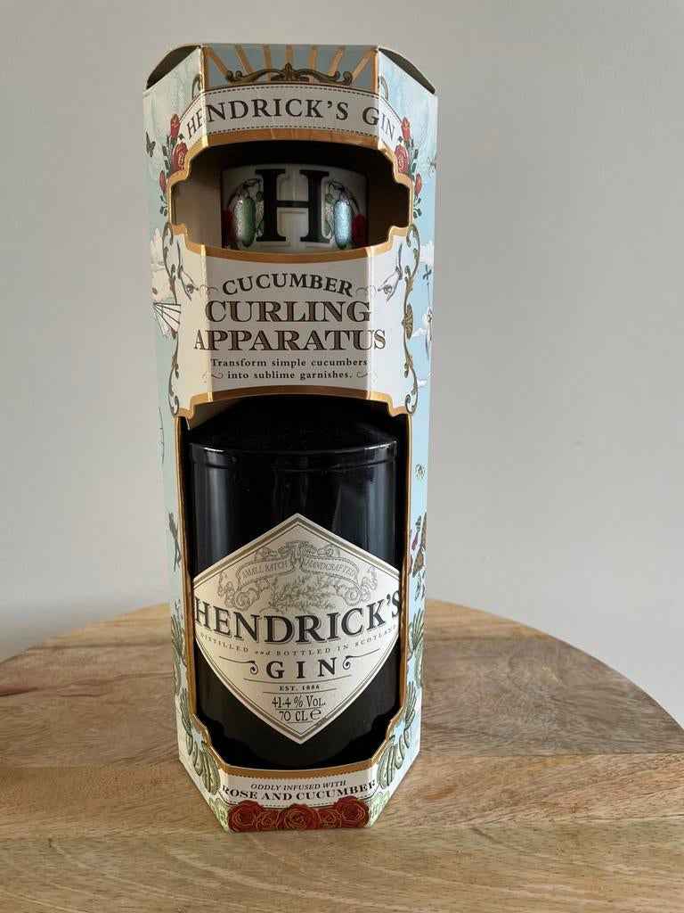 Hendrick’s gin + accessoire in geschenkverpakking, Verzamelen, Ophalen, Nieuw