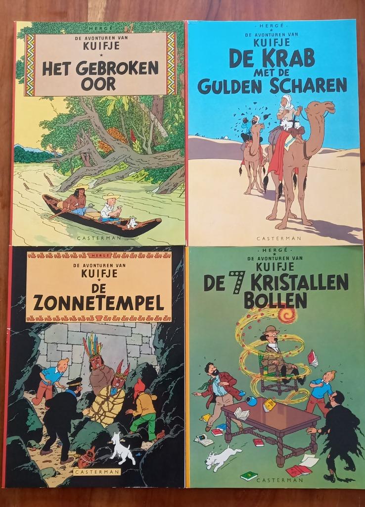 14 mooie strips van KUIFJE, Meerdere stripboeken, Ophalen of Verzenden, Zo goed als nieuw, Hergé