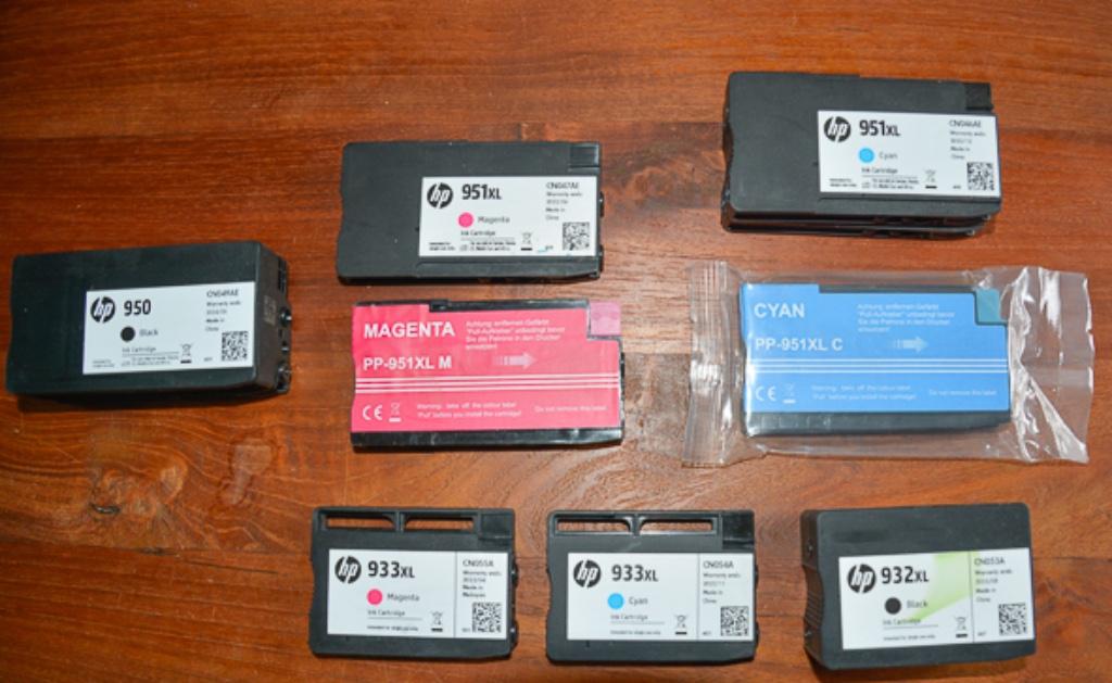 Inktpatronen HP 951XL / HP 950 / 933XL, Informatique & Logiciels, Fournitures d'imprimante, Comme neuf, Cartridge, Enlèvement
