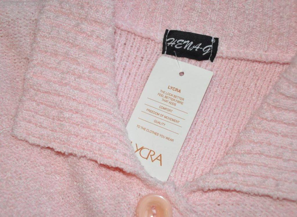 Pull boutonné rose maille lycra t.M, neuf avec étiquette, Enlèvement, Neuf, Rose