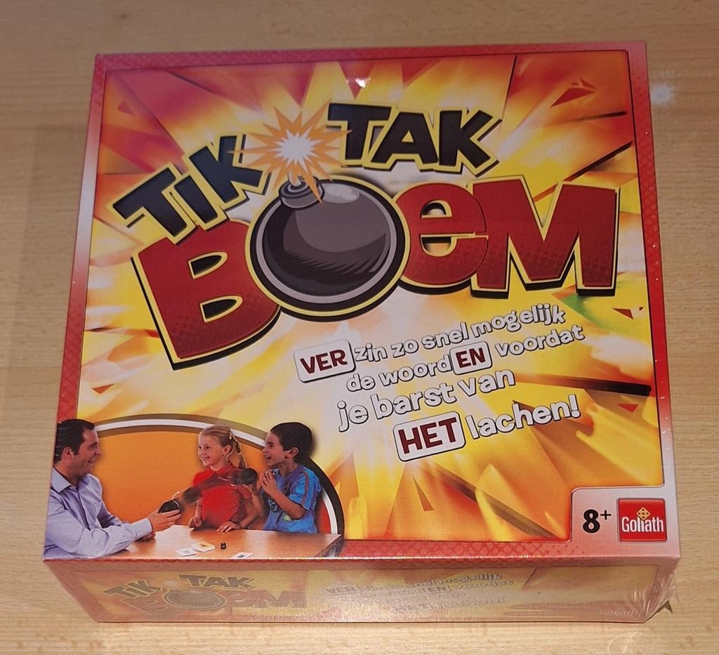 Gezelschapsspel Tik Tak Boem Goliath, Ophalen of Verzenden, Nieuw