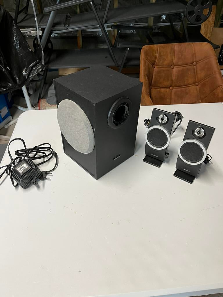 Computer boxen met subwoofer Creative, Ophalen, Gebruikt