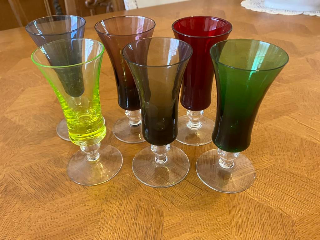 Gekleurde glazen, Verzamelen, Ophalen, Gebruikt, Overige typen